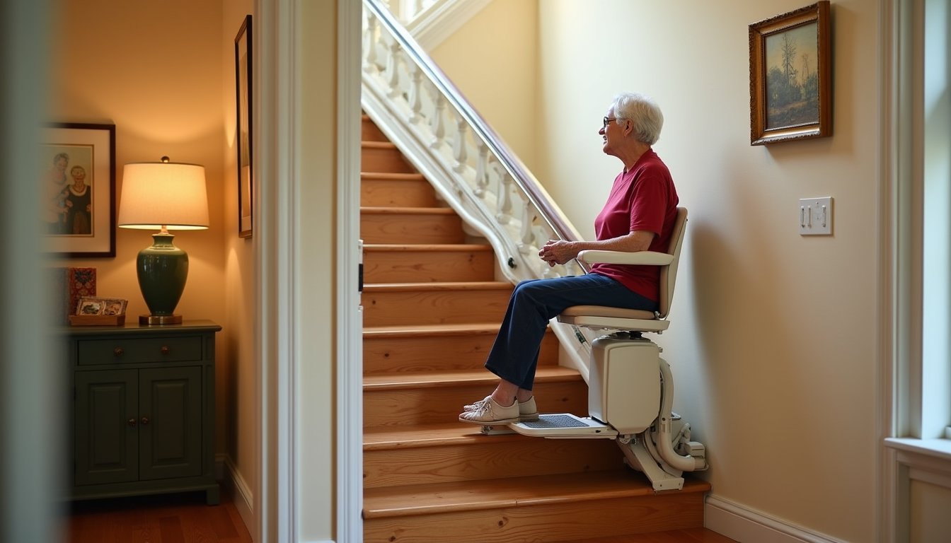 dame-agee-monte-escalier dame-agee-monte-escalier